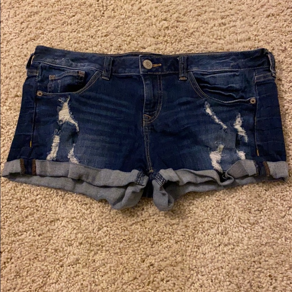 Denim shorts